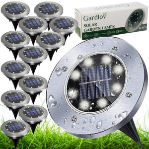 12 prikspots solar led